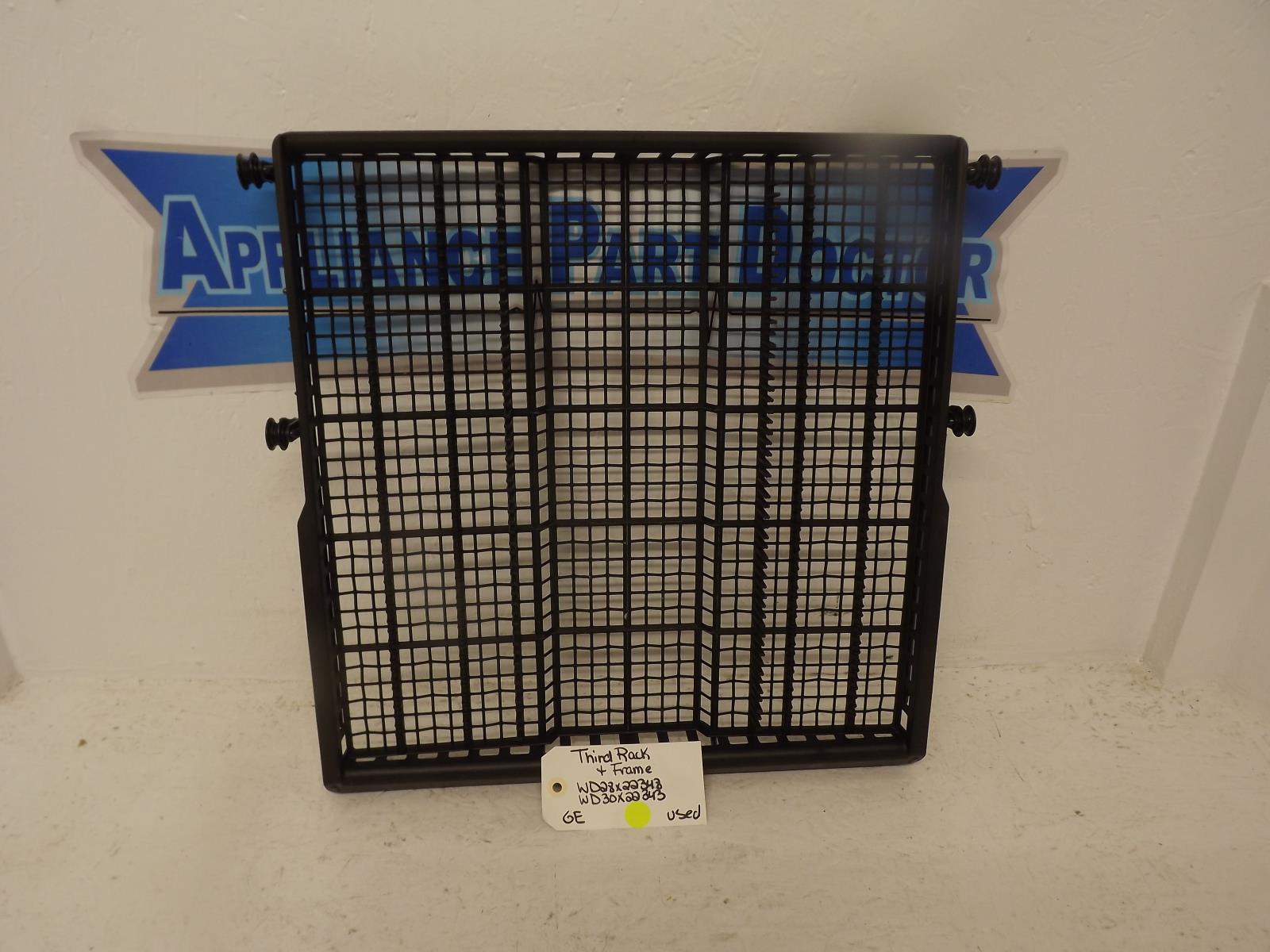 GE Dishwasher WD28X22348 WD30X22343 Third Level Rack Used GE Dishwasher WD28X22348 WD30X22343 Third Level Rack Used